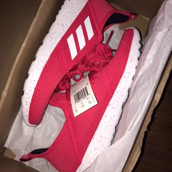 red adidas cloudfoam